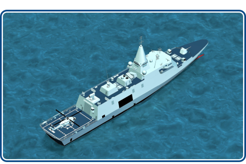 view of Als &reg; Class 110 Surface Combat Ship  